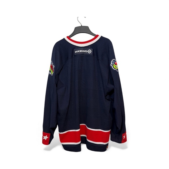 Vintage Columbus Blue Jackets Original Logo Jersey Size XXL - Picture 2 of 10